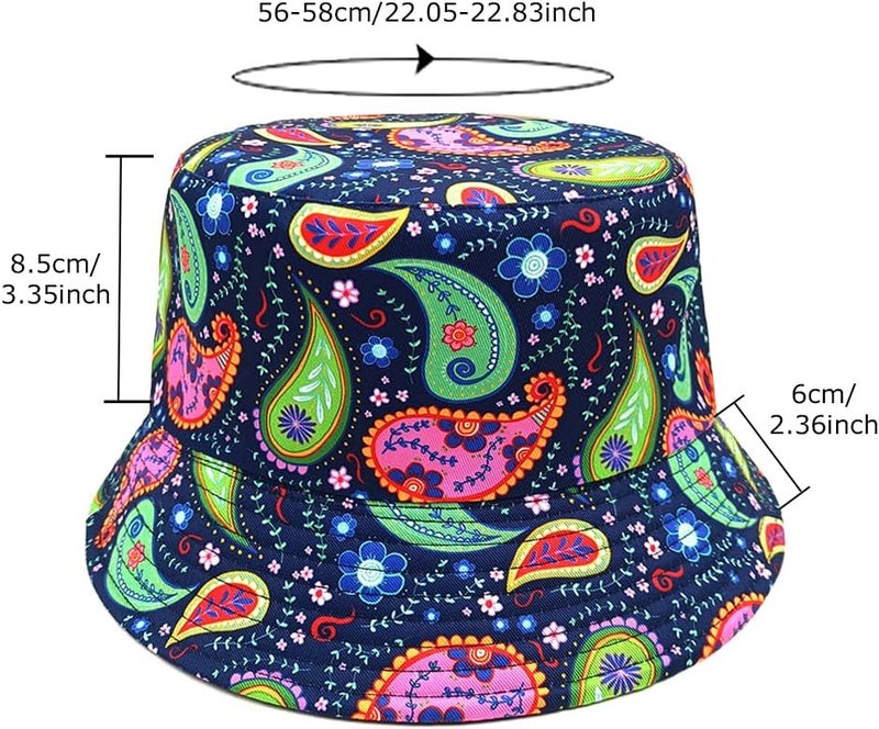 CNUSER Bucket Hat for Women Men,Travel Sun Beach Cap,Unisex Fishing Outdoor Boonie - Image 5
